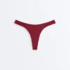 Braguitas de bikinis brasileñas con corte en U y tejido jacquard de cuadros pequeños Braguitas de bikinis brasileñas con corte en U y tejido jacquard de cuadros pequeños
