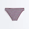 Braguitas de bikinis clásicas con rayas texturizadas Braguitas de bikinis clásicas con rayas texturizadas