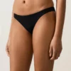 Braguitas de bikinis de corte en U con cobertura media en tejido piqué Braguitas de bikinis de corte en U con cobertura media en tejido piqué
