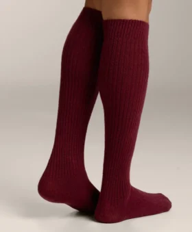 Calcetines largos 18 % cachemira y 13 % lana