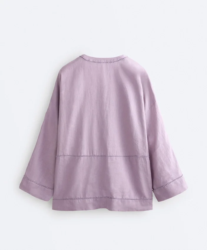 Camisas caftanes 100 % lino Camisas caftanes 100 % lino