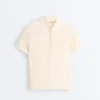 Camisas de manga corta de punto calado Camisas de manga corta de punto calado