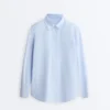 Camisas de manga larga 100 % algodón