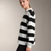 Camisas de piqué de algodón a rayas
