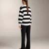Camisas de piqué de algodón a rayas