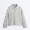 Camisas de piqué melange
