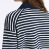 Camisas de punto a rayas 100 % algodón