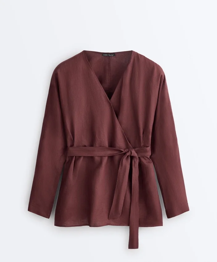 Camisas tipo kimono 100 % lino Camisas tipo kimono 100 % lino