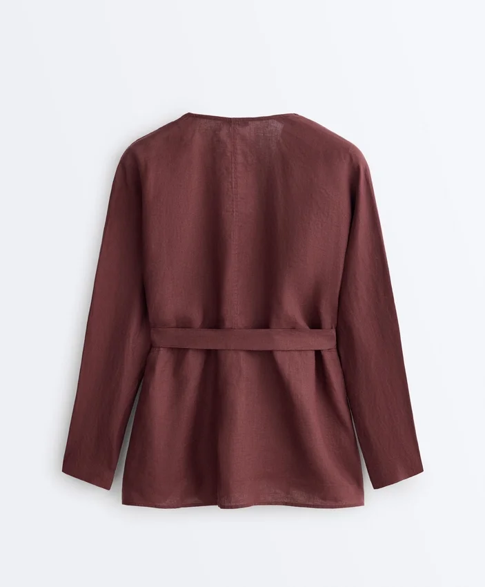 Camisas tipo kimono 100 % lino Camisas tipo kimono 100 % lino