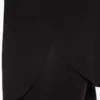 Camiseta de manga corta de mezcla de modal con bajo redondeado en la espalda Camiseta de manga corta de mezcla de modal con bajo redondeado en la espalda