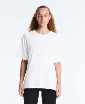 Camiseta de manga corta larga de mezcla de algodón