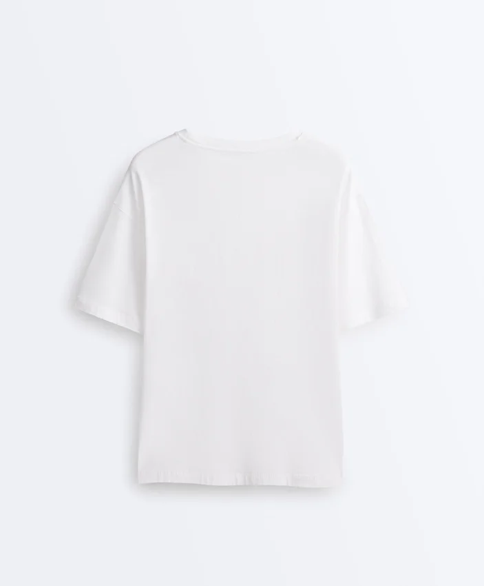 Camiseta de manga corta larga de mezcla de algodón Camiseta de manga corta larga de mezcla de algodón
