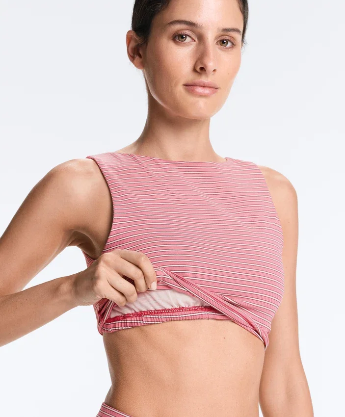 Camiseta de tirantes Comfortlux con cuello barco Camiseta de tirantes Comfortlux con cuello barco