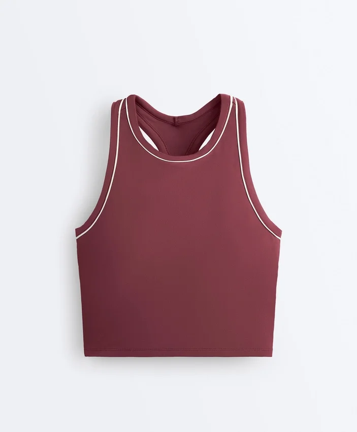 Camiseta de tirantes Comfortlux con cuello halter Camiseta de tirantes Comfortlux con cuello halter