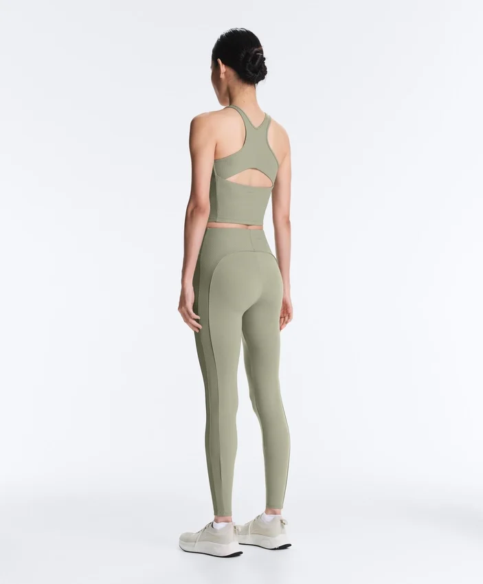 Leggings de talle alto con ribete de Comfortlux Leggings de talle alto con ribete de Comfortlux