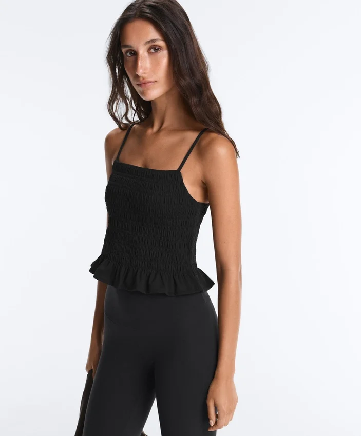 Camiseta de tirantes Comfortlux con fruncidos Camiseta de tirantes Comfortlux con fruncidos