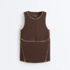 Camiseta de tirantes Comfortlux sin mangas con ribete Camiseta de tirantes Comfortlux sin mangas con ribete