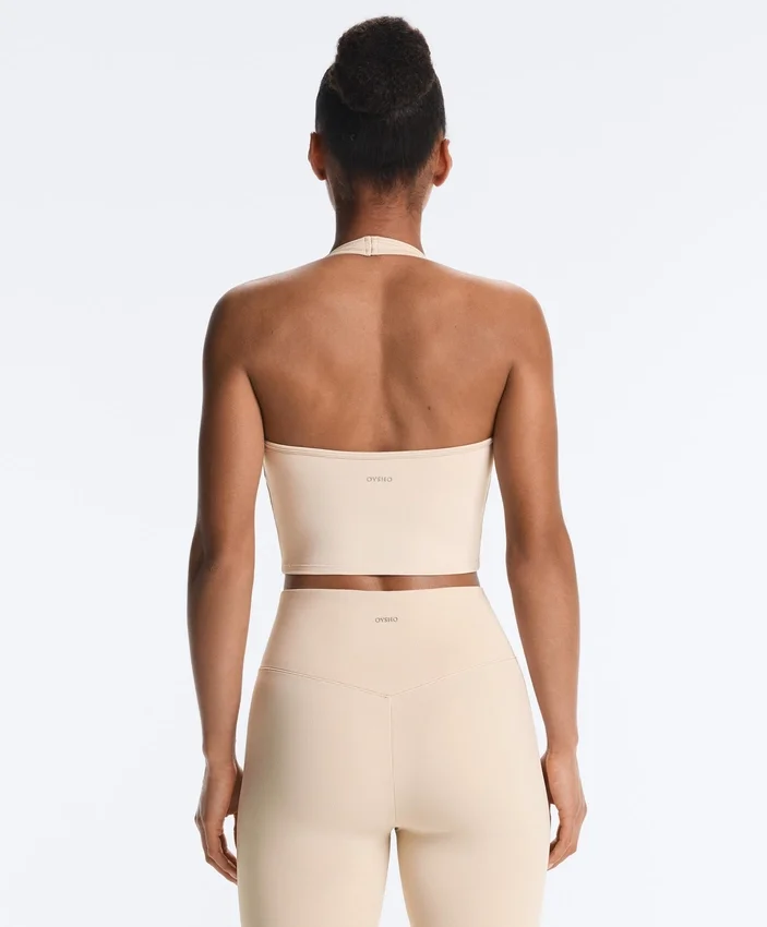 Camiseta de tirantes con cuello halter Evermove Camiseta de tirantes con cuello halter Evermove