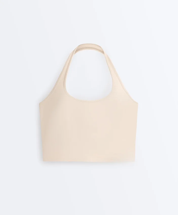 Camiseta de tirantes con cuello halter Evermove Camiseta de tirantes con cuello halter Evermove
