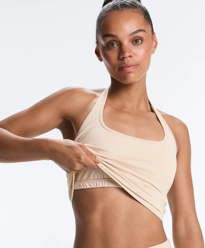 Camiseta de tirantes con cuello halter Evermove Camiseta de tirantes con cuello halter Evermove
