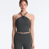 Camiseta de tirantes con cuello halter trenzado Comfortlux Camiseta de tirantes con cuello halter trenzado Comfortlux