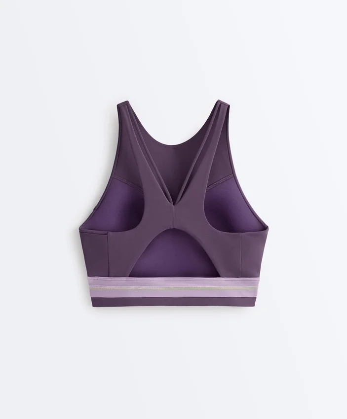 Camiseta de tirantes con cuello halter y compresión Camiseta de tirantes con cuello halter y compresión