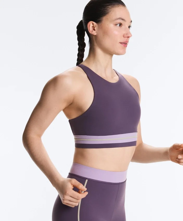 Camiseta de tirantes con cuello halter y compresión Camiseta de tirantes con cuello halter y compresión