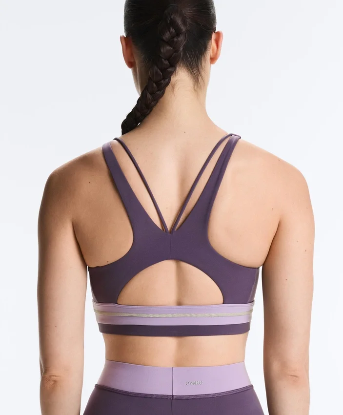 Camiseta de tirantes con cuello halter y compresión Camiseta de tirantes con cuello halter y compresión
