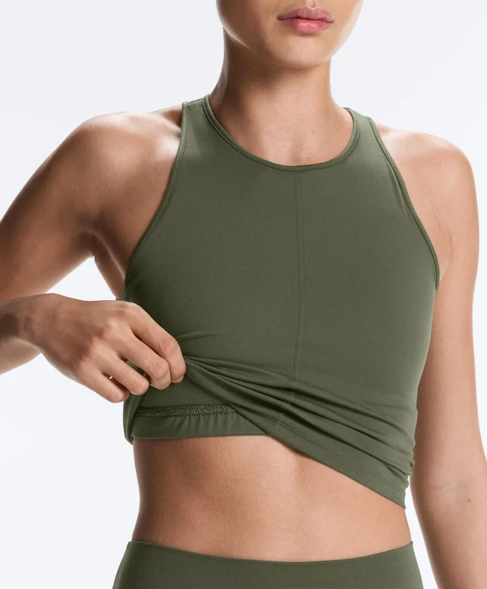 Camiseta de tirantes con cuello halter y espalda abierta Comfortlux Camiseta de tirantes con cuello halter y espalda abierta Comfortlux