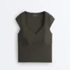 Camiseta de tirantes de manga corta Evermove Camiseta de tirantes de manga corta Evermove
