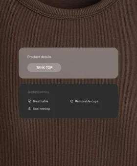 Camiseta de tirantes larga de mezcla de modal acanalado Camiseta de tirantes larga de mezcla de modal acanalado