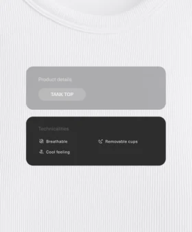 Camiseta de tirantes larga de mezcla de modal acanalado Camiseta de tirantes larga de mezcla de modal acanalado
