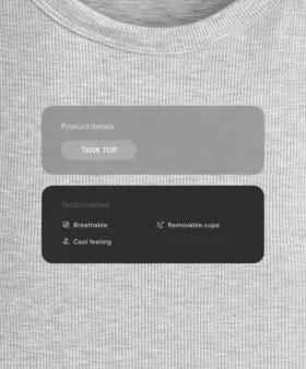 Camiseta de tirantes larga de mezcla de modal acanalado Camiseta de tirantes larga de mezcla de modal acanalado