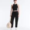Pantalones de chándal ajustados de punto elástico modal Soft Touch de tacto suave Pantalones de chándal ajustados de punto elástico modal Soft Touch de tacto suave
