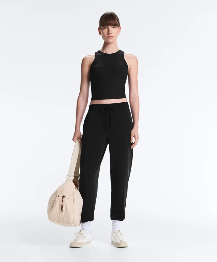 Pantalones de chándal ajustados de punto elástico modal Soft Touch de tacto suave Pantalones de chándal ajustados de punto elástico modal Soft Touch de tacto suave