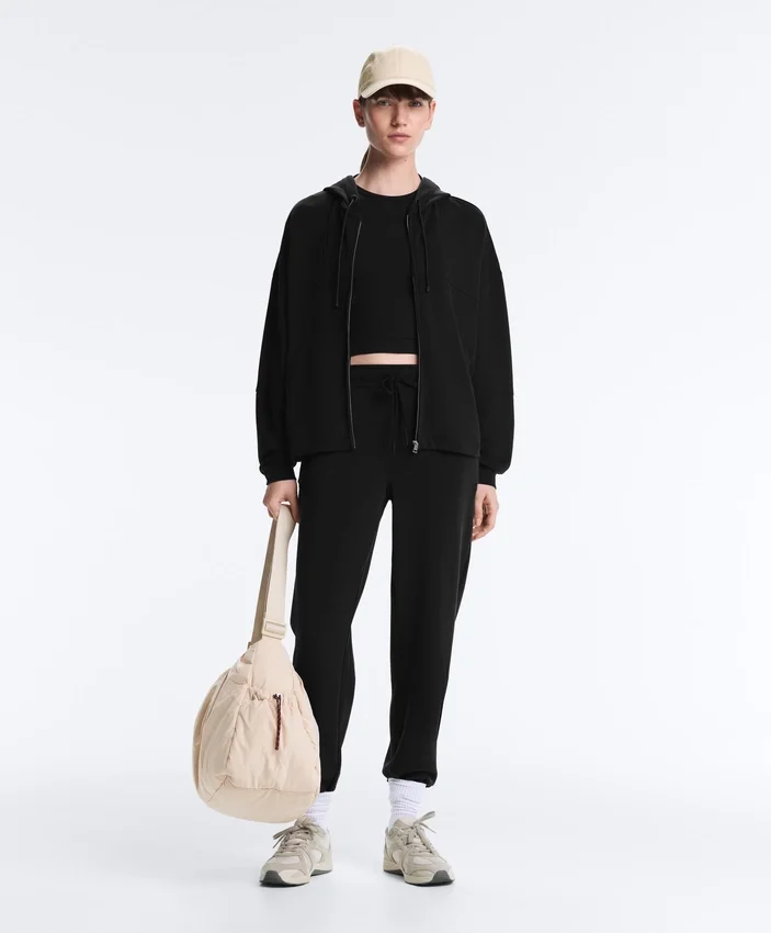 Pantalones de chándal ajustados de punto elástico modal Soft Touch de tacto suave Pantalones de chándal ajustados de punto elástico modal Soft Touch de tacto suave