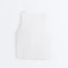 Camiseta de tirantes larga de mezcla de modal acanalado Camiseta de tirantes larga de mezcla de modal acanalado
