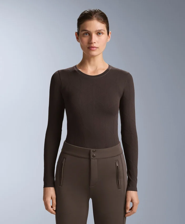Camiseta interior térmica de jacquard sin costuras Camiseta interior térmica de jacquard sin costuras