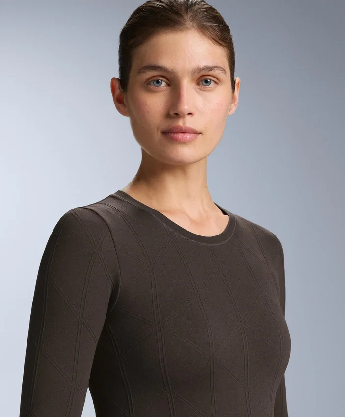 Camiseta interior térmica de jacquard sin costuras Camiseta interior térmica de jacquard sin costuras