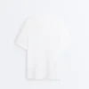 Camiseta oversize de manga corta de mezcla de algodón Camiseta oversize de manga corta de mezcla de algodón