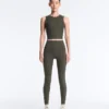 Leggings Comfortlux de talle alto con ribete, hasta el tobillo Leggings Comfortlux de talle alto con ribete, hasta el tobillo