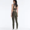 Leggings Comfortlux de talle alto con ribete, hasta el tobillo Leggings Comfortlux de talle alto con ribete, hasta el tobillo