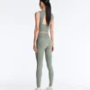 Leggings Comfortlux de talle alto con ribete, hasta el tobillo Leggings Comfortlux de talle alto con ribete, hasta el tobillo