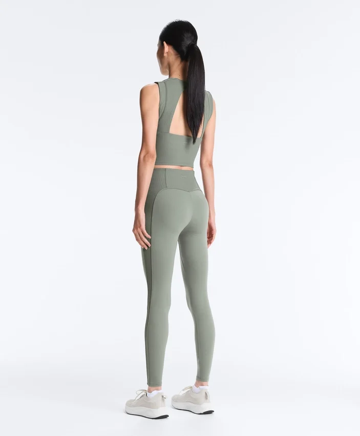 Leggings Comfortlux de talle alto con ribete, hasta el tobillo Leggings Comfortlux de talle alto con ribete, hasta el tobillo