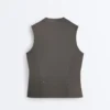 Camiseta sin mangas con cremallera Camiseta sin mangas con cremallera