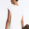 Camiseta sin mangas de mezcla de algodón Camiseta sin mangas de mezcla de algodón