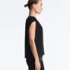 Camiseta sin mangas de mezcla de modal Camiseta sin mangas de mezcla de modal