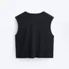 Camiseta sin mangas de mezcla de modal Camiseta sin mangas de mezcla de modal