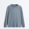 Camiseta técnica de manga larga con texto Camiseta técnica de manga larga con texto