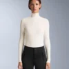 Camiseta térmica de cuello alto de forro polar